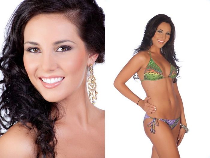 Contestants of beauty pageant, Miss Universe 2011, São Paulo, Brazil