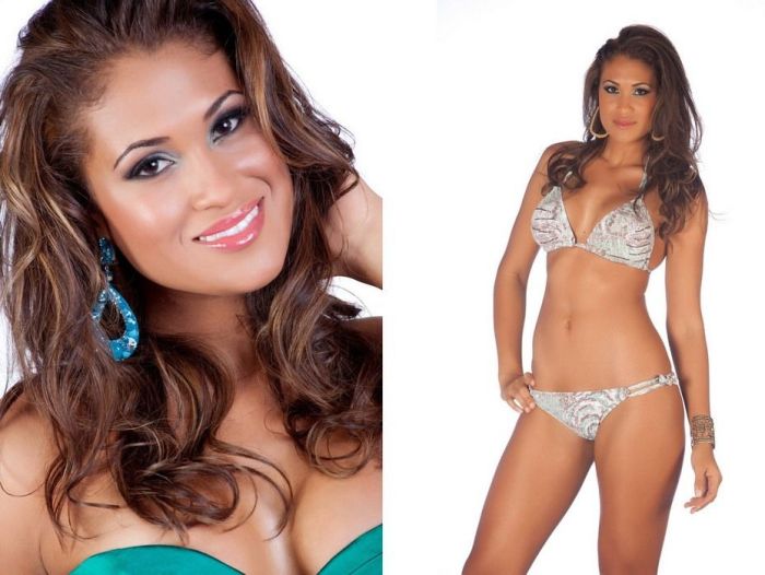 Contestants of beauty pageant, Miss Universe 2011, São Paulo, Brazil