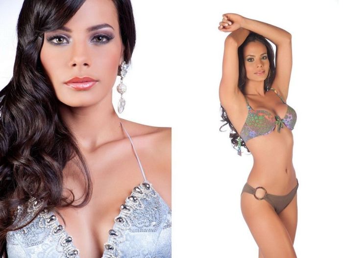 Contestants of beauty pageant, Miss Universe 2011, São Paulo, Brazil