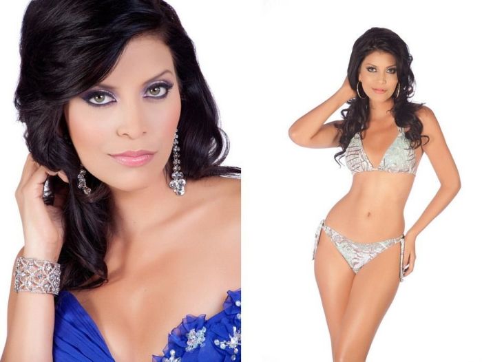 Contestants of beauty pageant, Miss Universe 2011, São Paulo, Brazil