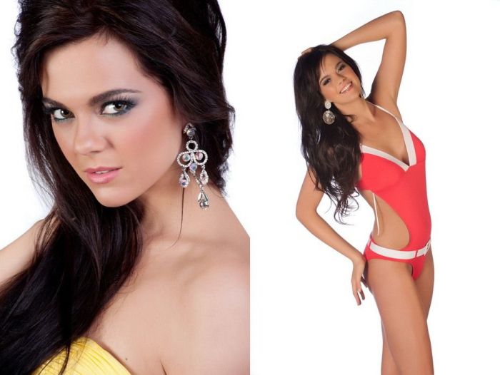 Contestants of beauty pageant, Miss Universe 2011, São Paulo, Brazil
