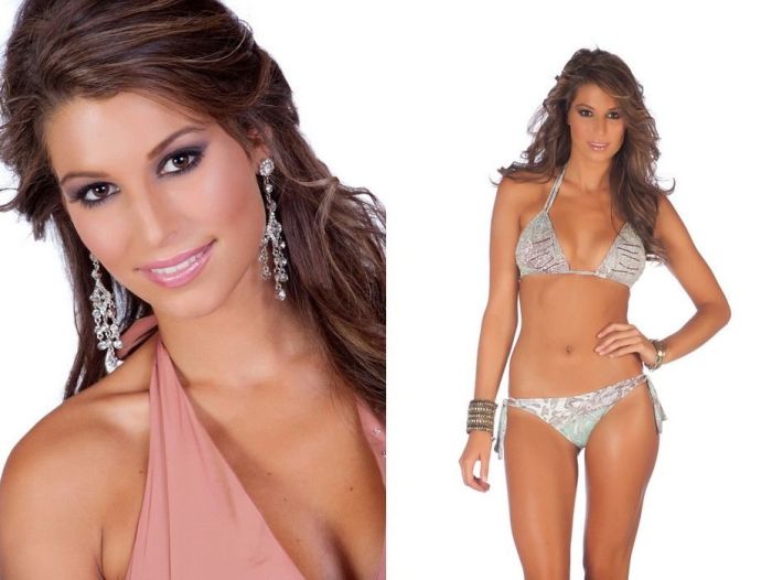 Contestants of beauty pageant, Miss Universe 2011, São Paulo, Brazil