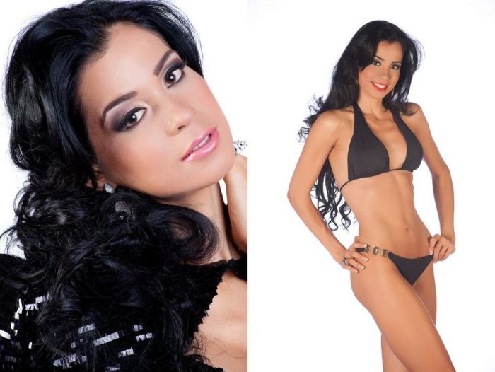 Contestants of beauty pageant, Miss Universe 2011, São Paulo, Brazil