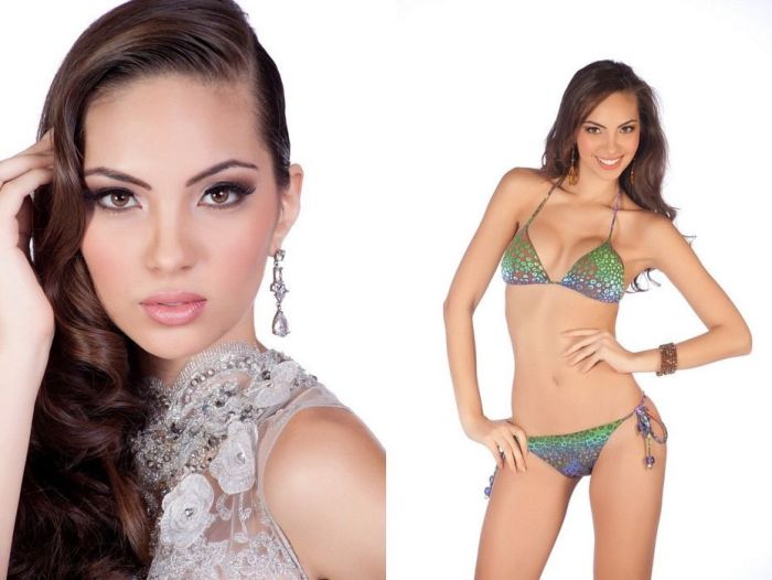 Contestants of beauty pageant, Miss Universe 2011, São Paulo, Brazil