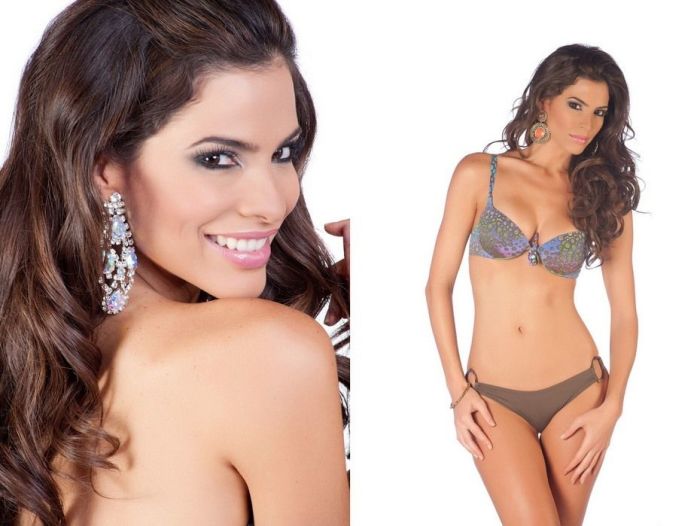 Contestants of beauty pageant, Miss Universe 2011, São Paulo, Brazil