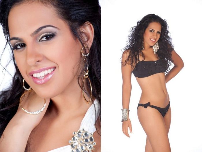 Contestants of beauty pageant, Miss Universe 2011, São Paulo, Brazil