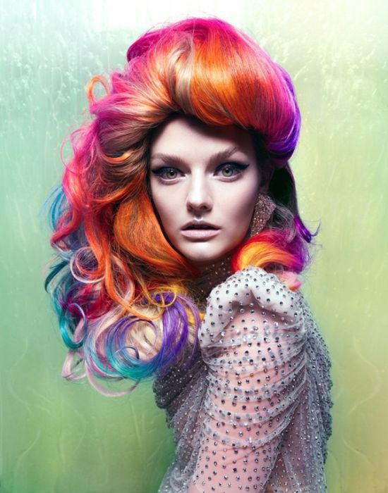 glamour girl with an alluring beauty