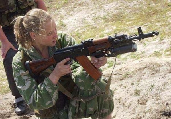girl with a gun