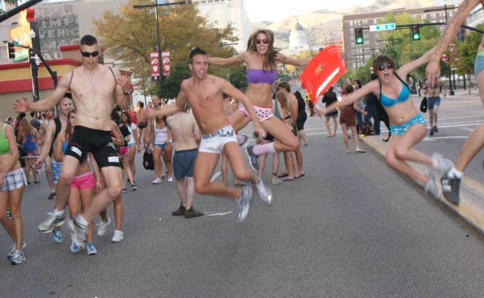 Undie Run 2011, Utah, United States