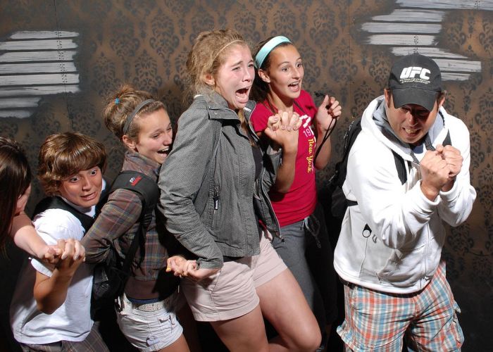 Nightmares Fear Factory visitors, Niagara Falls, Canada