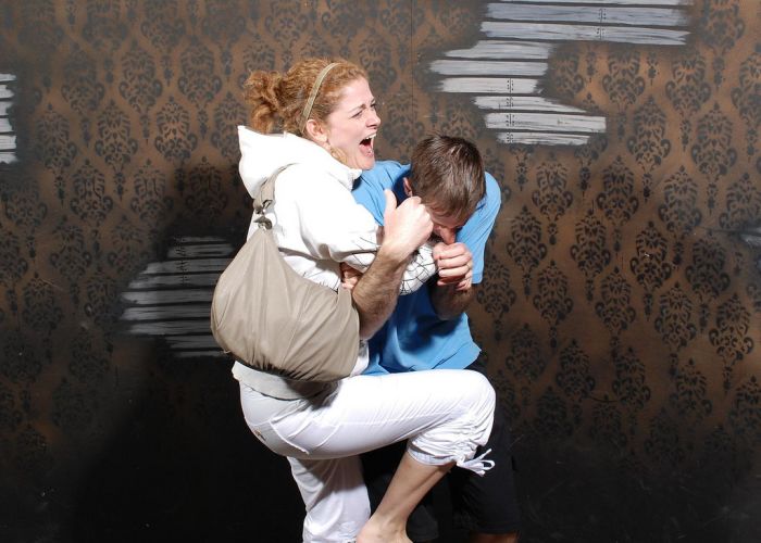 Nightmares Fear Factory visitors, Niagara Falls, Canada