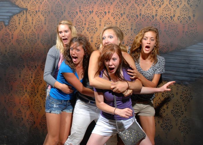 Nightmares Fear Factory visitors, Niagara Falls, Canada