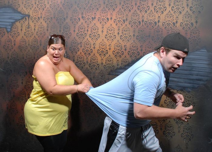 Nightmares Fear Factory visitors, Niagara Falls, Canada