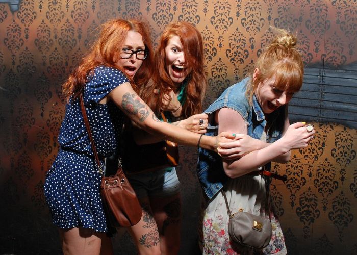 Nightmares Fear Factory visitors, Niagara Falls, Canada