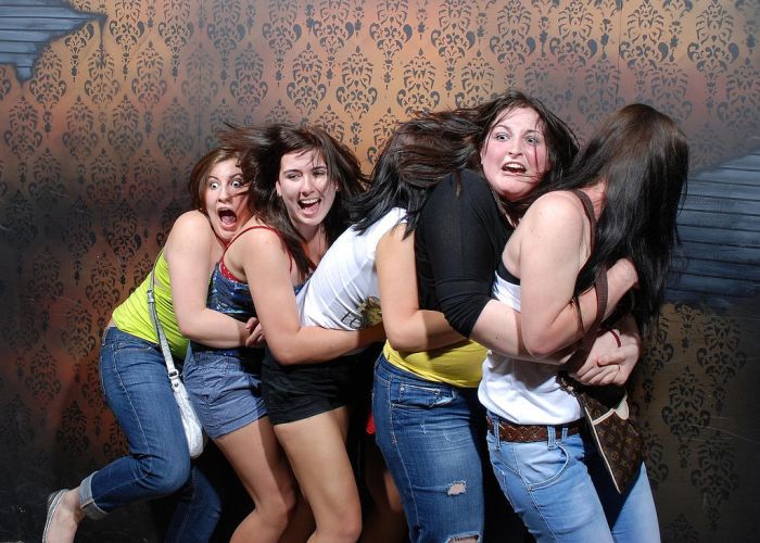 Nightmares Fear Factory visitors, Niagara Falls, Canada