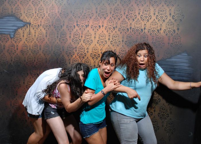 Nightmares Fear Factory visitors, Niagara Falls, Canada