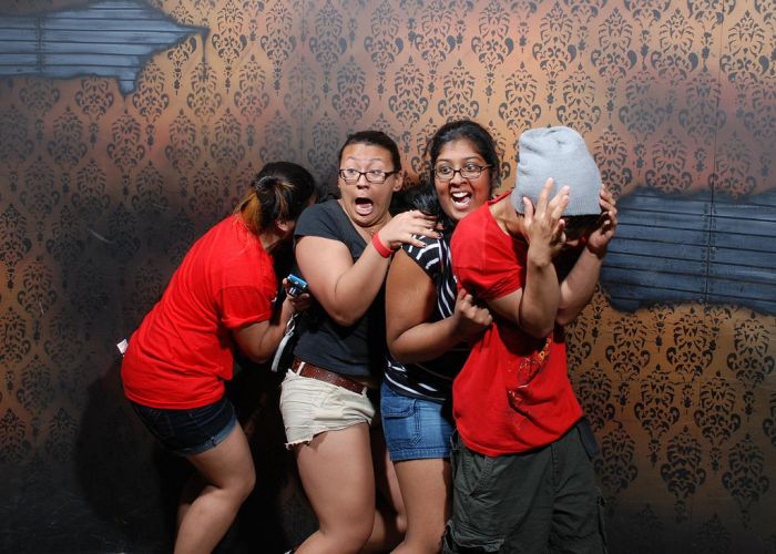 Nightmares Fear Factory visitors, Niagara Falls, Canada