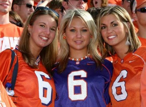 young college girl wearing sport jersey