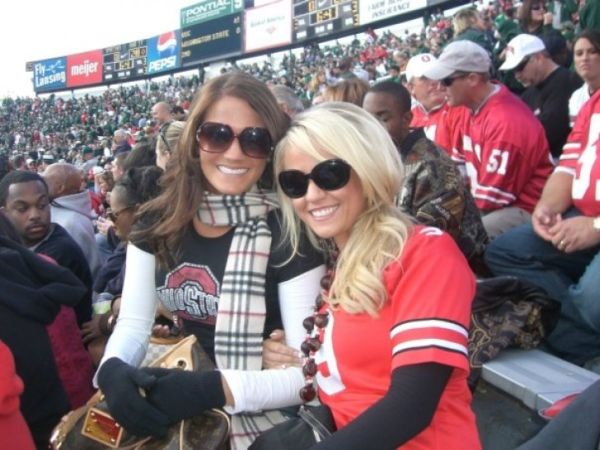 young college girl wearing sport jersey