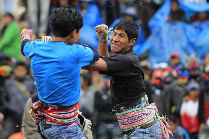 Takanakuy, Peruvian fight club, Chumbivilcas, Andes, Peru