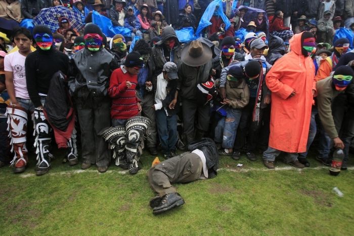 Takanakuy, Peruvian fight club, Chumbivilcas, Andes, Peru