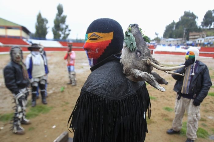 Takanakuy, Peruvian fight club, Chumbivilcas, Andes, Peru