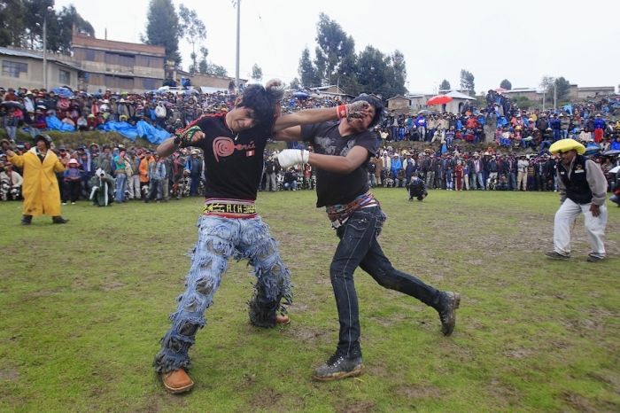 Takanakuy, Peruvian fight club, Chumbivilcas, Andes, Peru