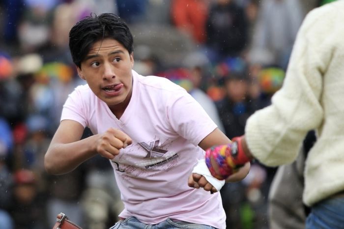 Takanakuy, Peruvian fight club, Chumbivilcas, Andes, Peru