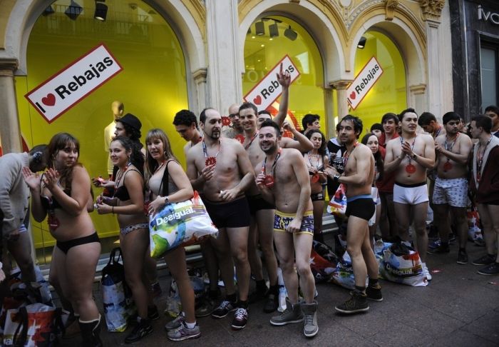 Arrive Half-Naked, Leave Fully Dressed campaign by Desigual