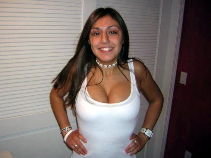 breasts cleavage girl