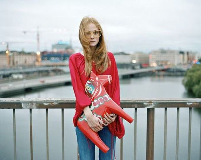 girl with glasses