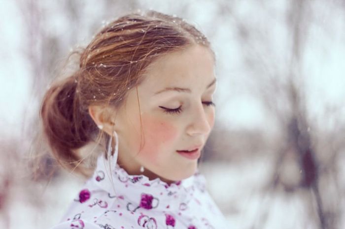 girl in the nature