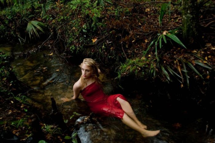 girl in the nature