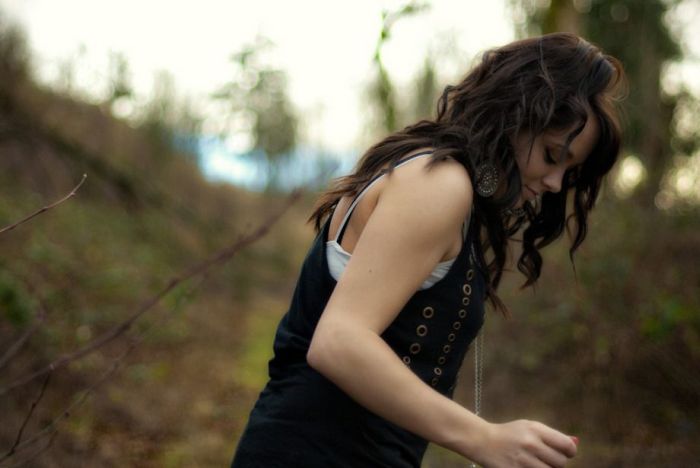 girl in the nature