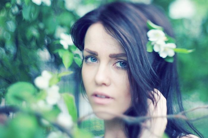 girl in the nature