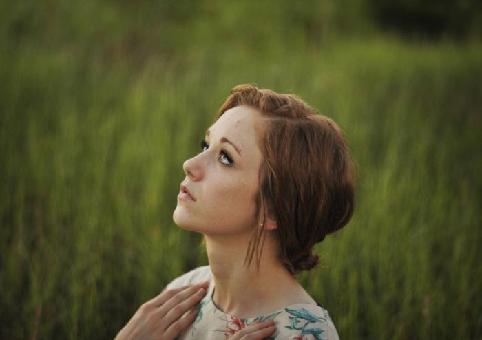 girl in the nature