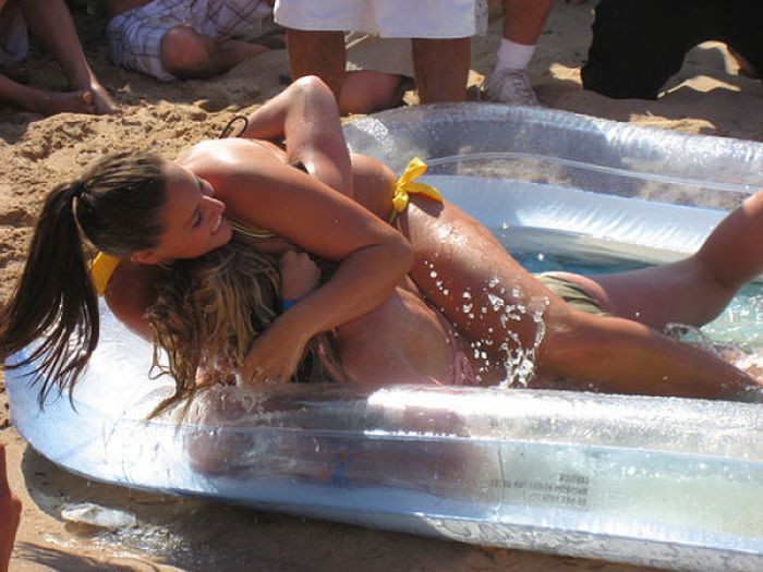 Bikini beach girls at the Daytona 500 NASCAR Sprint Cup Series race party, Daytona Beach, Florida, United States