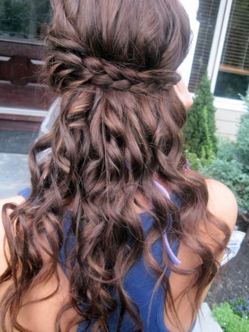 french braid girl