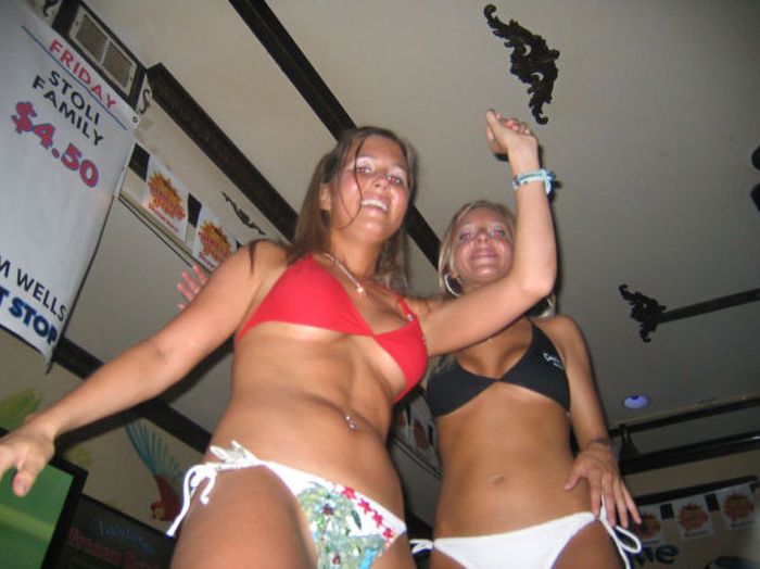 young summer and bikini beach girls