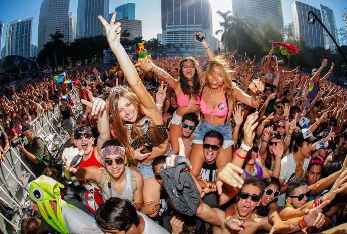 Ultra Music Festival 2012 girls, Miami, Florida, United States