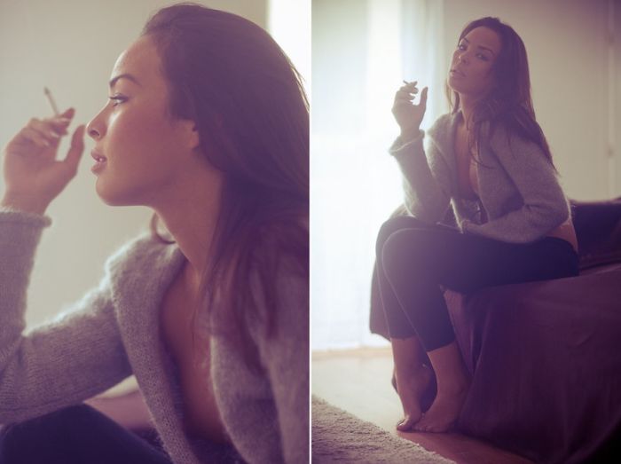 Glamour girl photography by Matthieu Sonnet