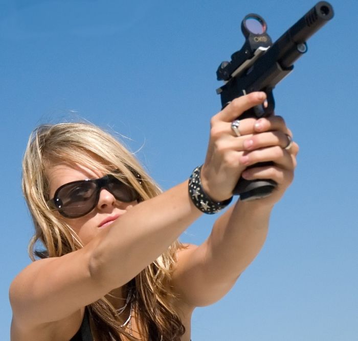 girl with a gun