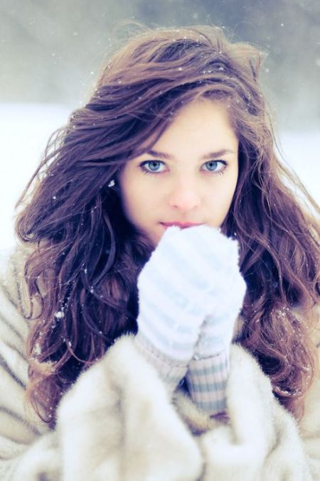 girl with blue eyes