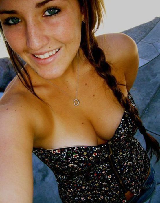 breasts cleavage girl