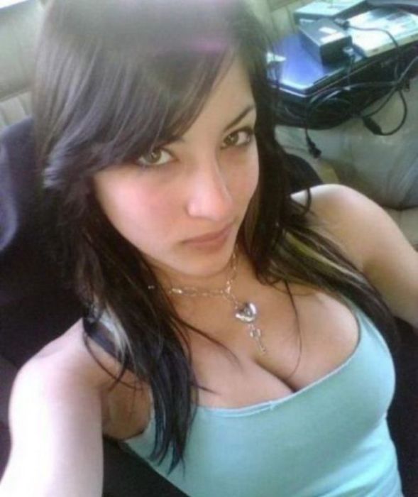 breasts cleavage girl