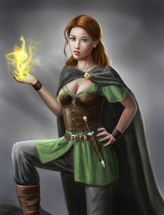computer graphics digital painting girl illustration