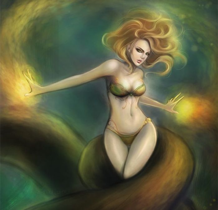 computer graphics digital painting girl illustration