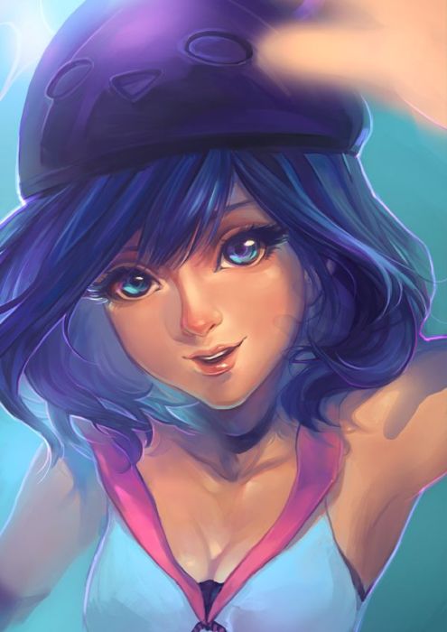 computer graphics digital painting girl illustration