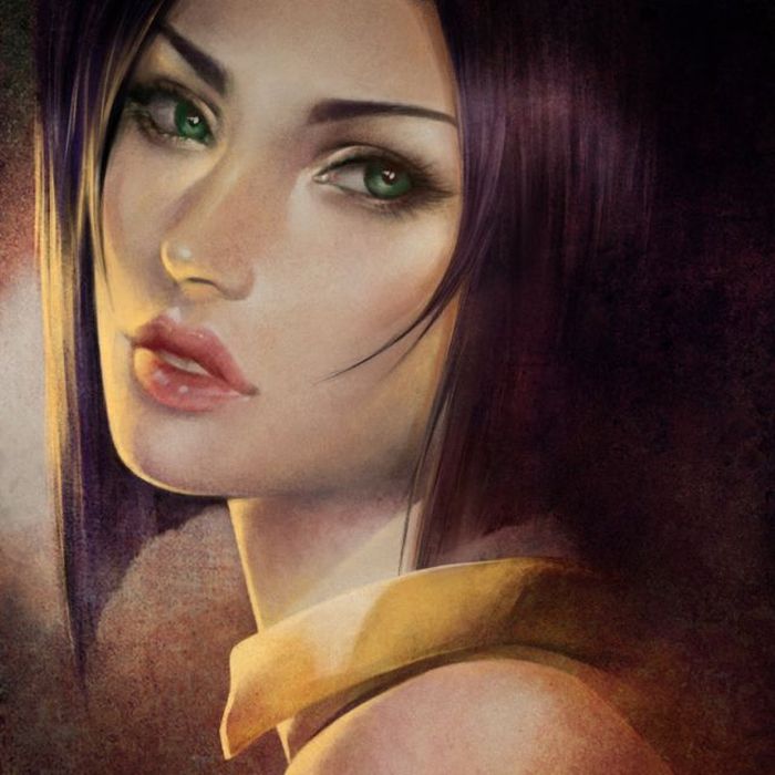 computer graphics digital painting girl illustration