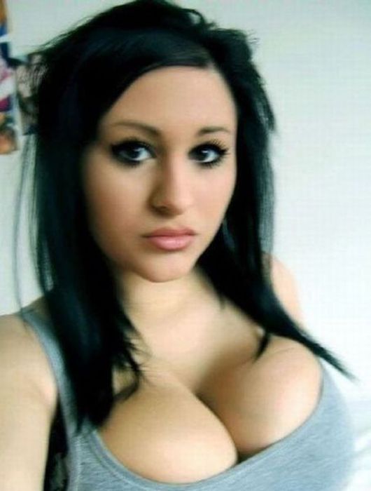 breasts cleavage girl